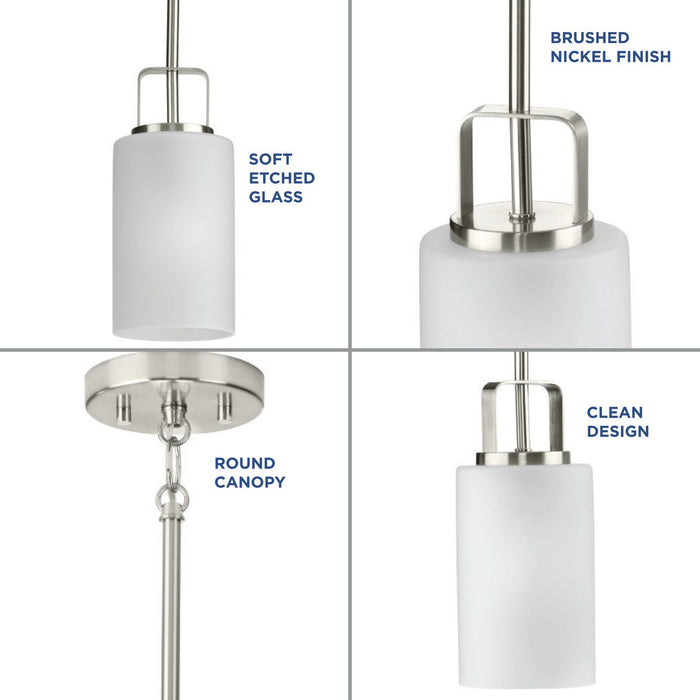Progress Lighting League Collection 1 Light 100W Medium Base Mini-Pendant Fixture (P500341-009)