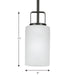 Progress Lighting League Collection 1 Light 100W Medium Base Mini-Pendant Fixture (P500341-31M)