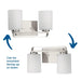 Progress Lighting League Collection 2 Light 100W Medium Base Bath And Vanity Fixture (P300342-009)