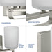 Progress Lighting League Collection 2 Light 100W Medium Base Bath And Vanity Fixture (P300342-009)