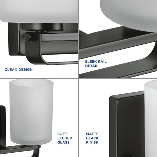 Progress Lighting League Collection 2 Light 100W Medium Base Bath And Vanity Fixture (P300342-31M)