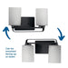 Progress Lighting League Collection 2 Light 100W Medium Base Bath And Vanity Fixture (P300342-31M)