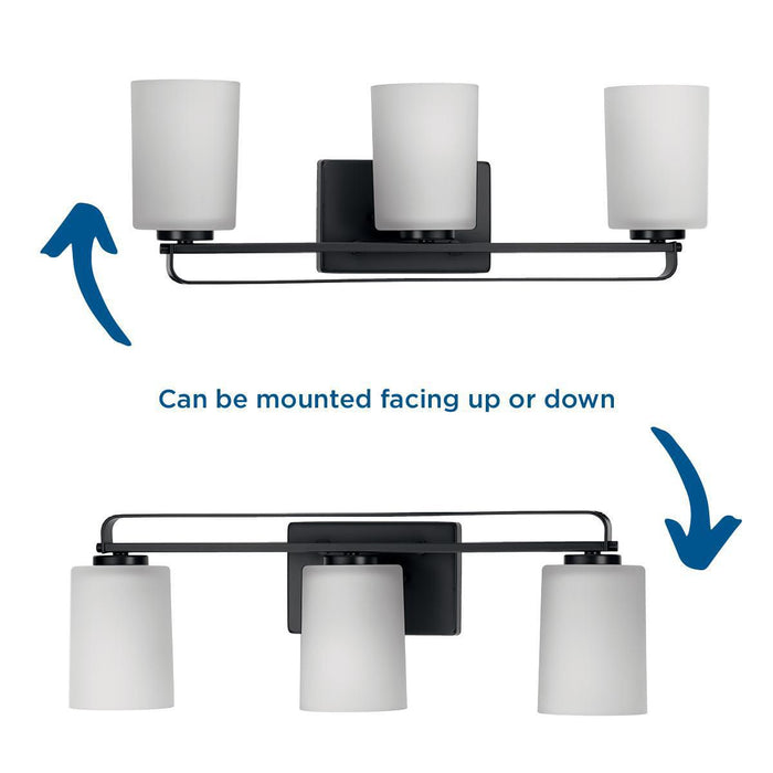 Progress Lighting League Collection 3 Light 100W Medium Base Bath And Vanity Fixture (P300343-31M)