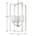 Progress Lighting League Collection 3 Light 100W Medium Base Hall And Foyer Fixture (P500342-009)