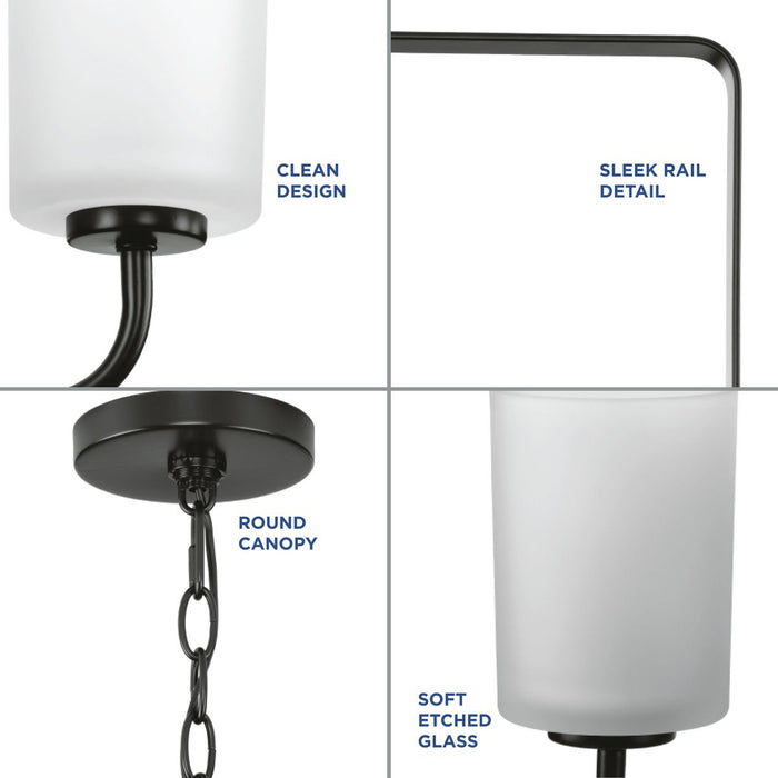 Progress Lighting League Collection 3 Light 100W Medium Base Hall And Foyer Fixture (P500342-31M)