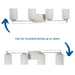 Progress Lighting League Collection 4 Light 100W Medium Base Bath And Vanity Fixture (P300344-009)