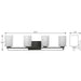 Progress Lighting League Collection 4 Light 100W Medium Base Bath And Vanity Fixture (P300344-31M)