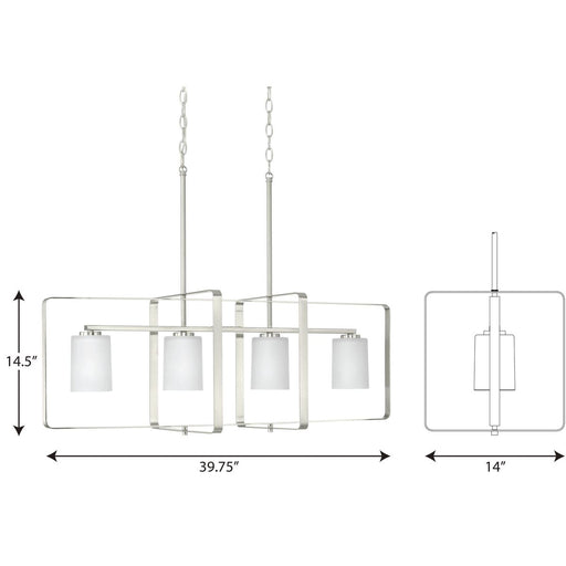Progress Lighting League Collection 4 Light 100W Medium Base Island Fixture (P400287-009)