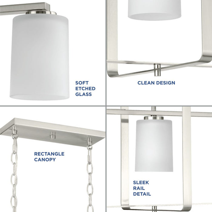 Progress Lighting League Collection 4 Light 100W Medium Base Island Fixture (P400287-009)