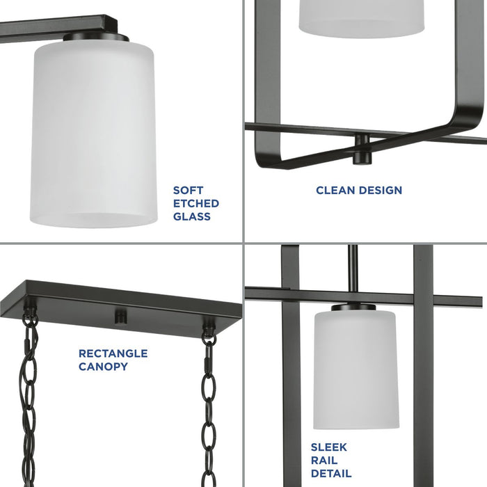 Progress Lighting League Collection 4 Light 100W Medium Base Island Fixture (P400287-31M)