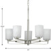 Progress Lighting League Collection 5 Light 100W Medium Base Chandelier (P400286-009)
