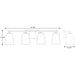 Progress Lighting Leap Collection Four-Light Bath And Vanity (P300134-020)