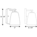 Progress Lighting Leap Collection One-Light Bath And Vanity (P300131-020)