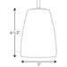 Progress Lighting Leap Collection One-Light Mini-Pendant (P500029-009)