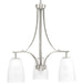 Progress Lighting Leap Collection Three-Light Chandelier (P400042-009)