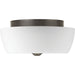 Progress Lighting Leap Collection Two-Light 14 Inch Flush Mount (P350061-020)