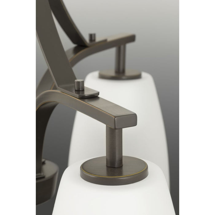 Progress Lighting Leap Collection Two-Light 14 Inch Flush Mount (P350061-020)