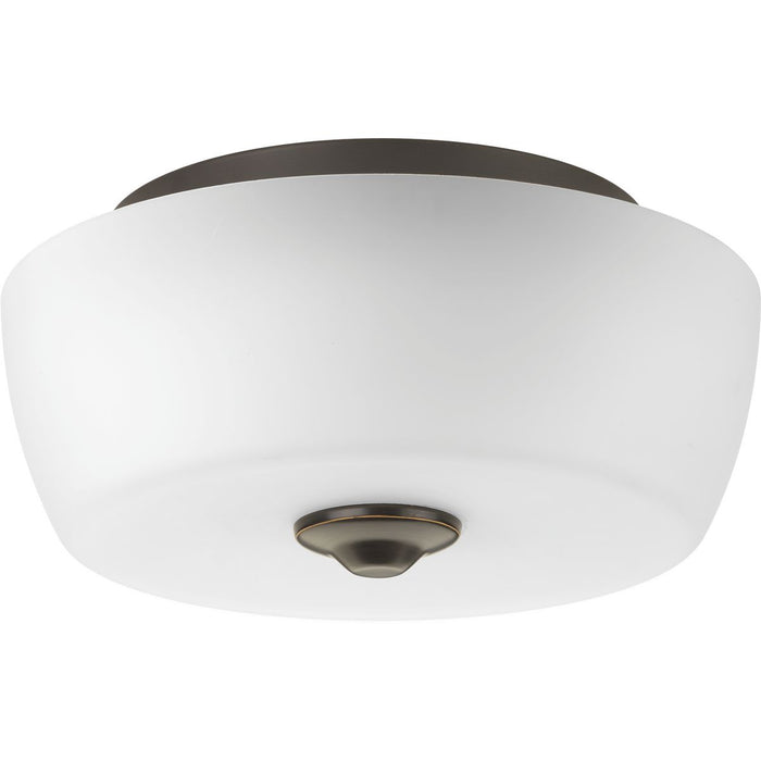 Progress Lighting Leap Collection Two-Light 14 Inch Flush Mount (P350061-020)