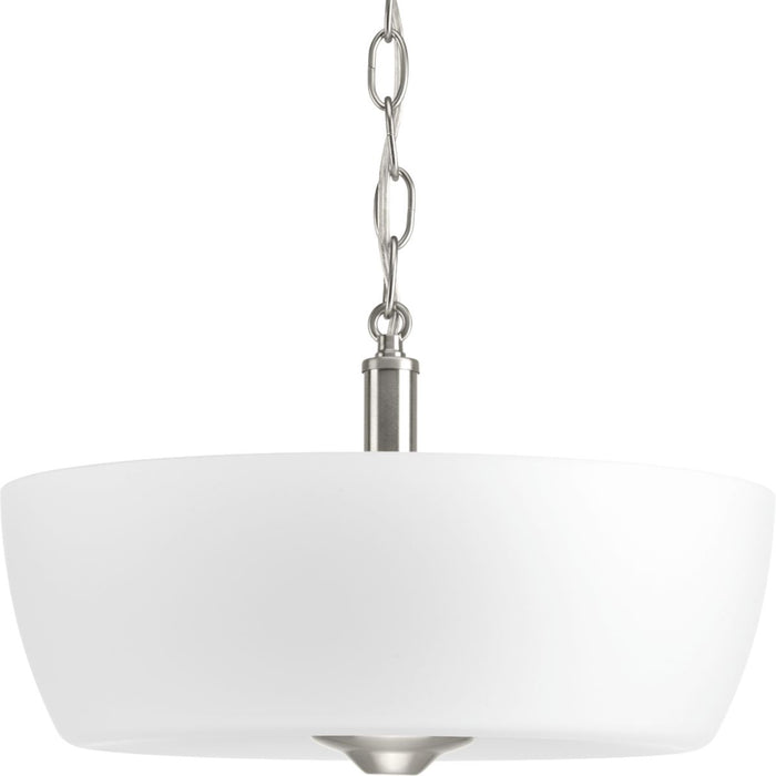 Progress Lighting Leap Collection Two-Light 14 Inch Semi-Flush Mount (P350060-009)