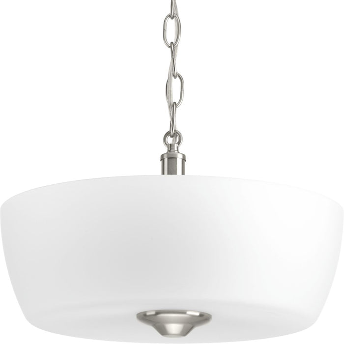 Progress Lighting Leap Collection Two-Light 14 Inch Semi-Flush Mount (P350060-009)