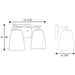 Progress Lighting Leap Collection Two-Light Bath And Vanity (P300132-009)