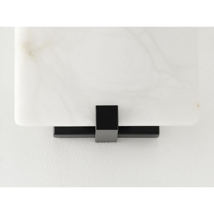 Progress Lighting LED Alabaster Stone Black Ada Wall Sconce 3000K (P710081-031-30)