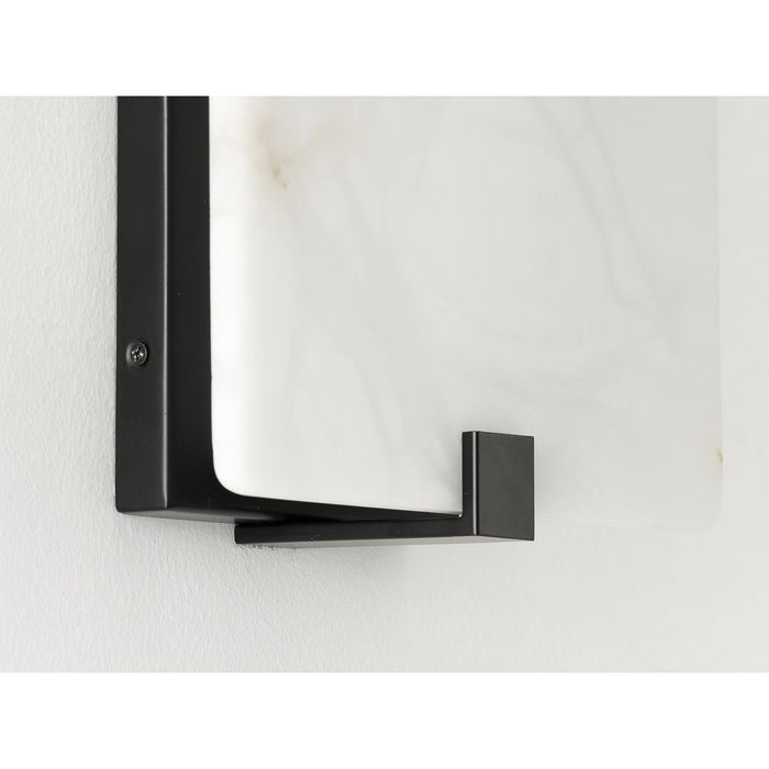 Progress Lighting LED Alabaster Stone Black Ada Wall Sconce 3000K (P710081-031-30)