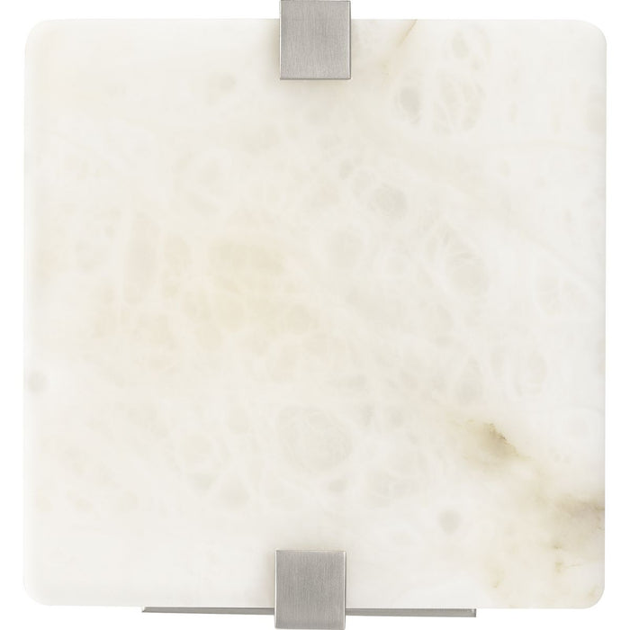 Progress Lighting LED Alabaster Stone Brushed Nickel Ada Wall Sconce 3000K (P710081-009-30)