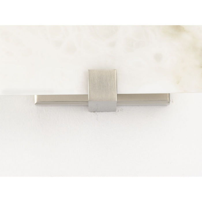 Progress Lighting LED Alabaster Stone Brushed Nickel Ada Wall Sconce 3000K (P710081-009-30)