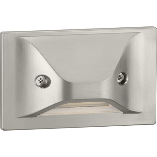 Progress Lighting LED Indoor/Outdoor Brushed Nickel Integrated LED Wall Or Step Light (P660005-009-30)