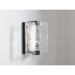 Progress Lighting LED Stone Glass Sconce Collection Black Ada Wall Sconce 3000K (P710080-031-30)