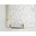 Progress Lighting LED Stone Glass Sconce Collection Brushed Nickel Ada Wall Sconce 3000K (P710080-009-30)