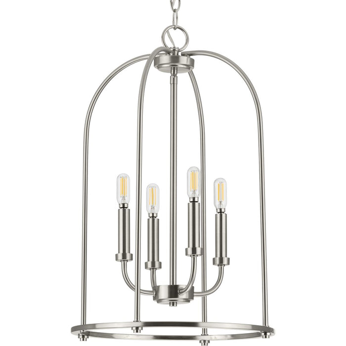Progress Lighting Leyden Collection 4 Light 60W Medium Base Hall And Foyer Fixture (P500302-009)