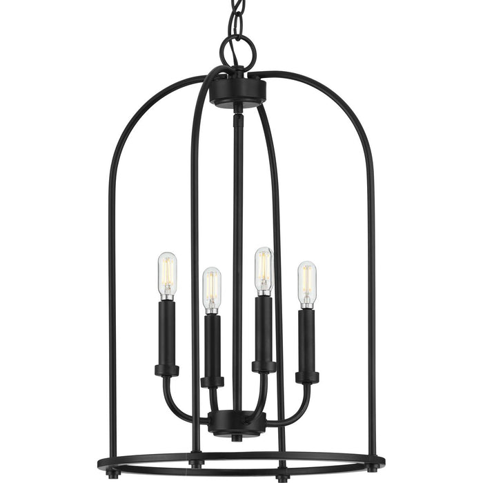 Progress Lighting Leyden Collection 4 Light 60W Medium Base Hall And Foyer Fixture (P500302-031)
