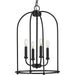 Progress Lighting Leyden Collection 4 Light 60W Medium Base Hall And Foyer Fixture (P500302-031)