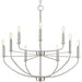 Progress Lighting Leyden Collection 9 Light 60W Candelabra Base Chandelier (P400228-009)