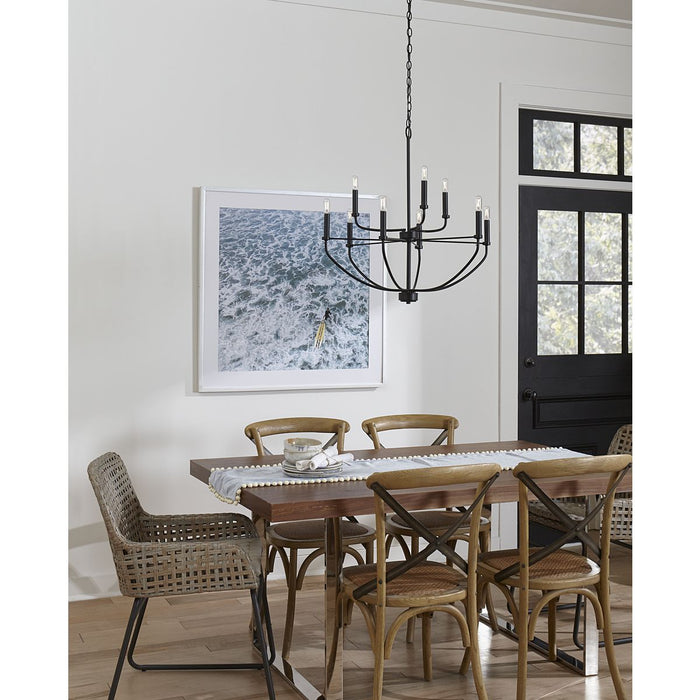 Progress Lighting Leyden Collection 9 Light 60W Candelabra Base Chandelier (P400228-031)