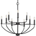 Progress Lighting Leyden Collection 9 Light 60W Candelabra Base Chandelier (P400228-031)