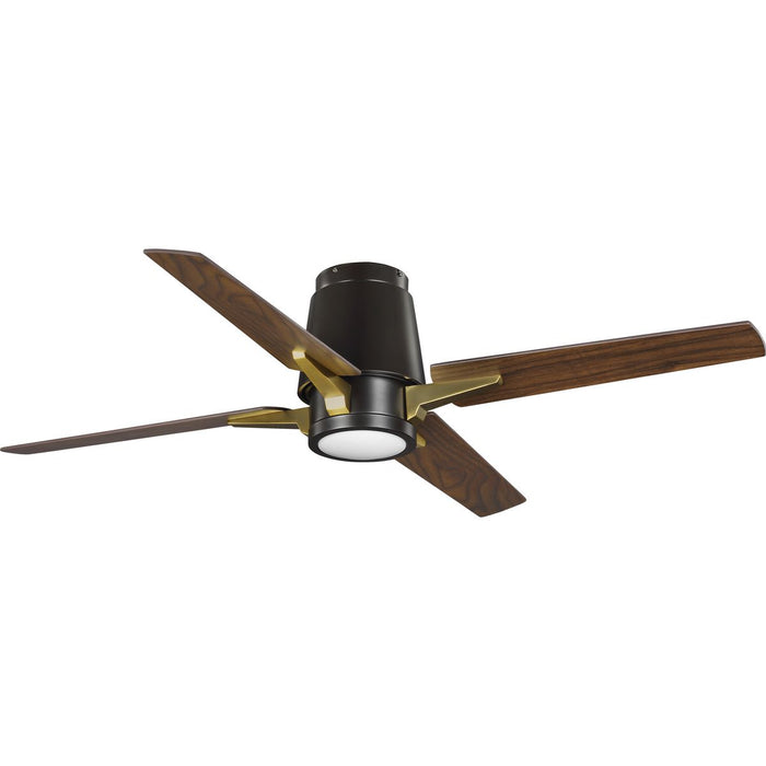 Progress Lighting Lindale Collection 52 Inch Four-Blade Architectural Bronze Ceiling Fan (P250028-129)