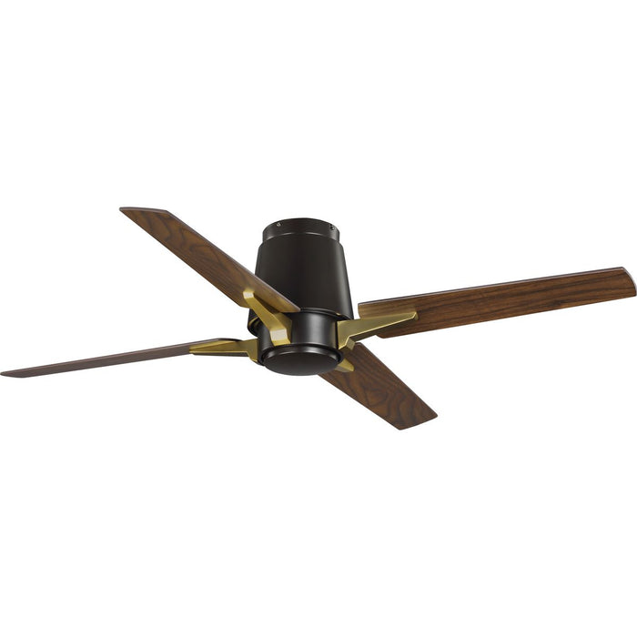 Progress Lighting Lindale Collection 52 Inch Four-Blade Architectural Bronze Ceiling Fan (P250028-129)