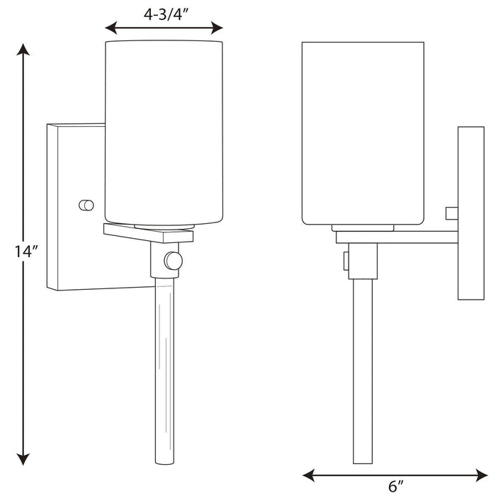 Progress Lighting Lisbon Collection One-Light Bath And Vanity (P300197-104)
