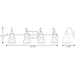 Progress Lighting Litchfield Four-Light Bath And Vanity (P300140-015)