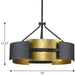 Progress Lighting Lowery Collection 3 Light 60W Medium Base Semi-Flush Convertible Close To Ceiling Fixture (P350203-031)