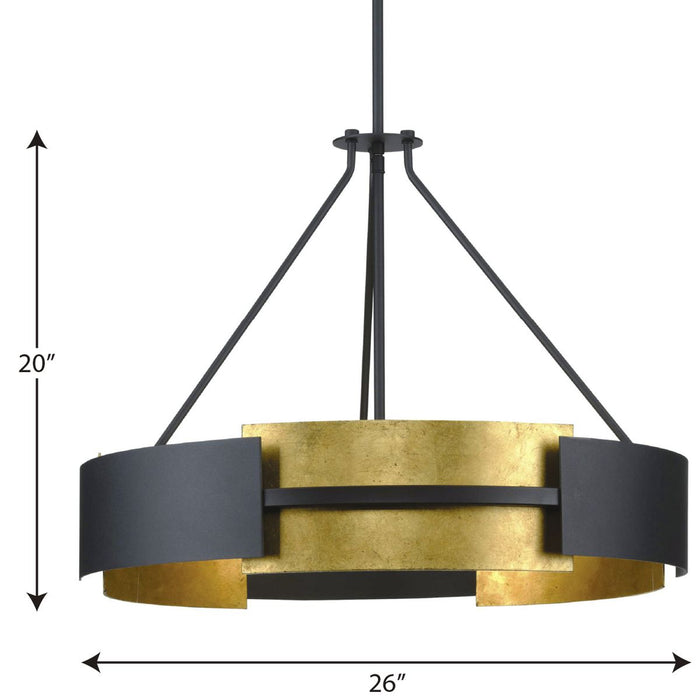 Progress Lighting Lowery Collection 5 Light 60W Medium Base Pendant (P500330-031)