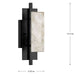 Progress Lighting Lowery Collection 60W One-Light Wall Sconce Matte Black (P710100-31M)