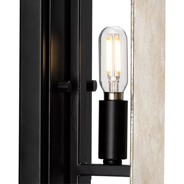 Progress Lighting Lowery Collection 60W One-Light Wall Sconce Matte Black (P710100-31M)