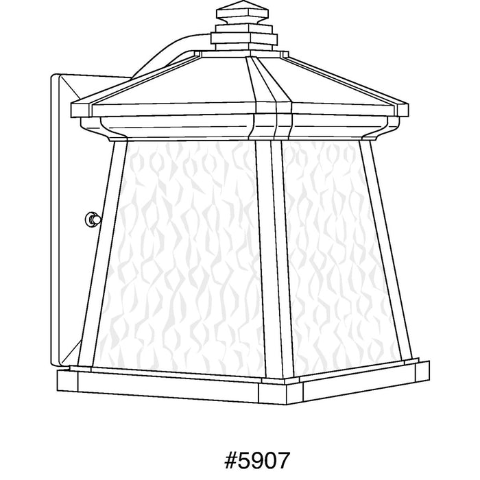 Progress Lighting Mac Collection One-Light Medium Wall Lantern (P5907-31)