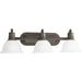 Progress Lighting Madison Collection Three-Light Bath And Vanity (P3163-20)