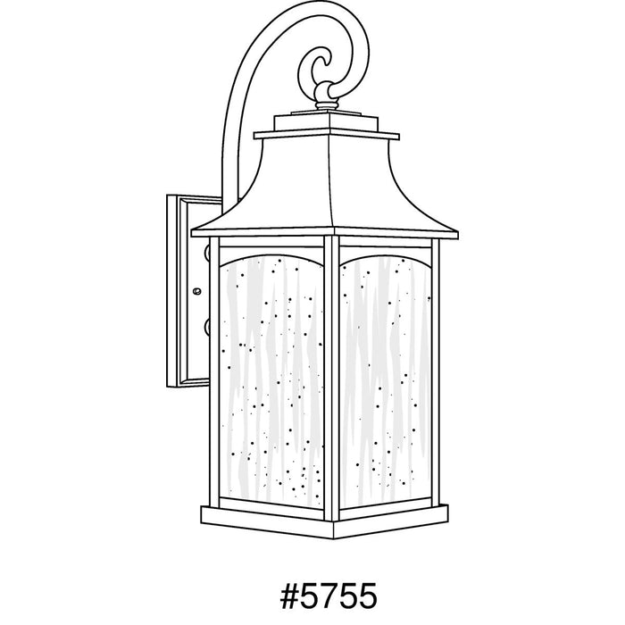 Progress Lighting Maison Collection Three-Light Large Wall Lantern (P5755-31)