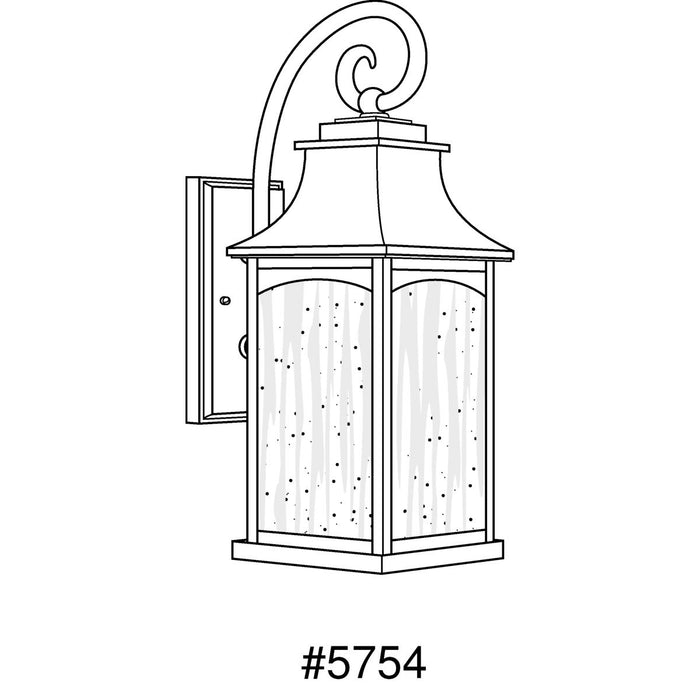 Progress Lighting Maison Collection Two-Light Medium Wall Lantern (P5754-108)